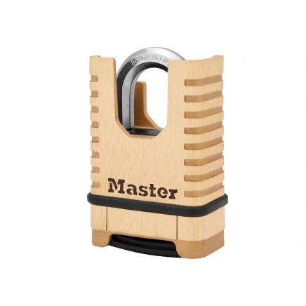 Excell™ Closed Shackle Brass Combination 58mm Padlock MLKM1177ECC