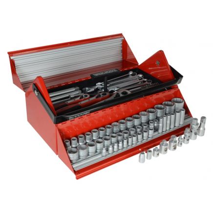TC187 Mega Rosso Tool Kit Set of 187 1/4 3/8 & 1/2in TENTC187
