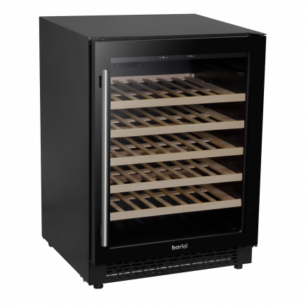 Baridi 54 Bottle Wine Cellar Fridge with Digital Touch Screen Controls, Black DH78