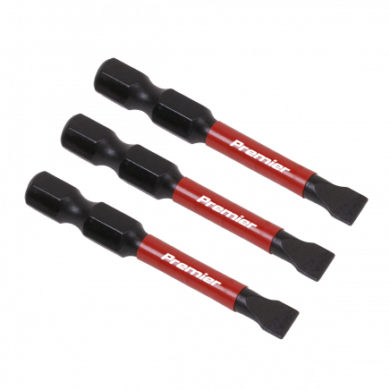 Slotted 5.5mm Impact Power Tool Bits 50mm - 3pc AK8227