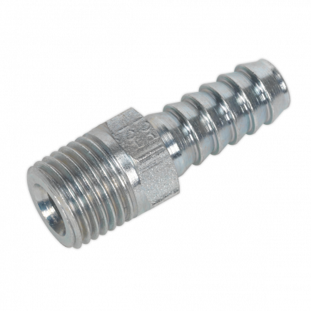 Screwed Tailpiece Male 1/4"BSPT - 5/16" Hose Pack of 5 AC39