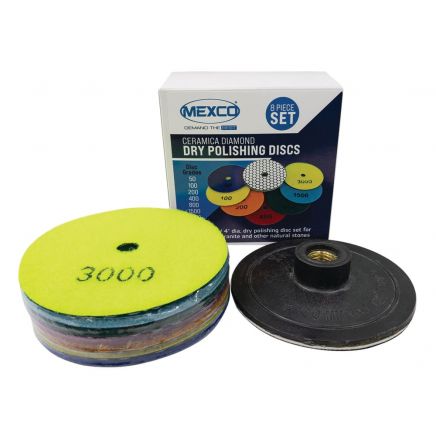 Ceramica Diamond Dry Polishing Kit, 8 Piece MEXPOLKIT