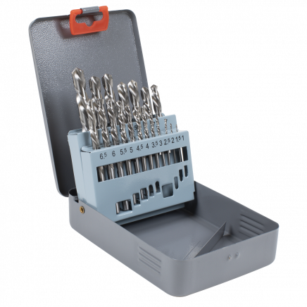 Left-Hand Spiral Drill Bit Set 19pc AK8190