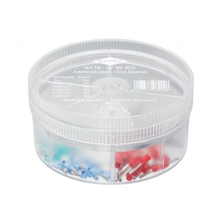 Insulated Wire Ferrules Assortment Box, 150 Piece KPX9799905