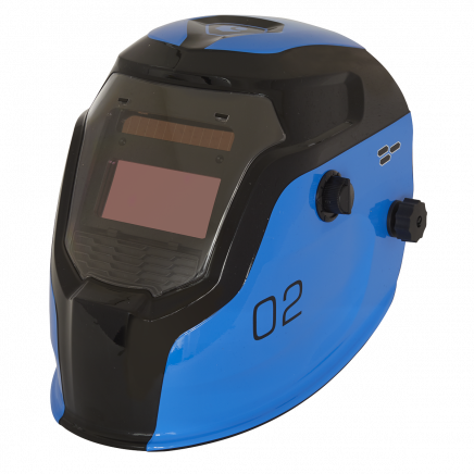 Auto Darkening Welding Helmet - Shade 9-13 - Blue PWH2